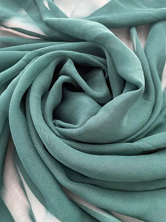 # Seda Gasa Chiffón Verde